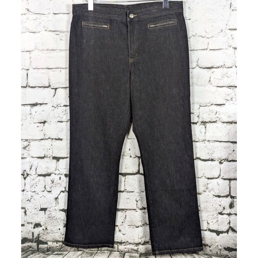 LAUREN JEANS RALPH LAUREN Stretch Jean Classic Western Straight Leg Size 14